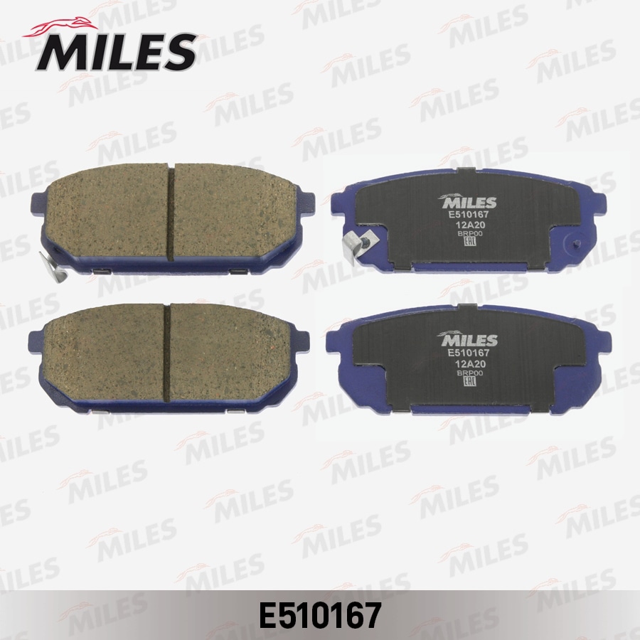 MILES E510167 Колодки тормозные задние (Смесь CERAMIC серия PRO) KIA SORENTO (JC) 2.4-3.5 02- (TRW GDB3344) E510167