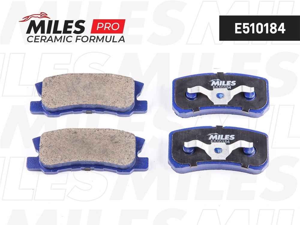 MILES E510184 Колодки тормозные PEUGEOT 4007/MITSUBISHI PAJERO III/OUTLANDER 06- зад. Ceramic PRO