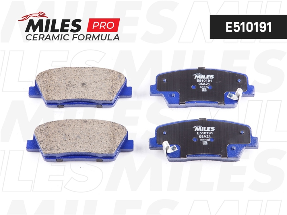 MILES E510191 Колодки тормозные HYUNDAI SANTA FE (CM) 09-/KIA SORENTO(XM) 09- зад. Ceramic PRO