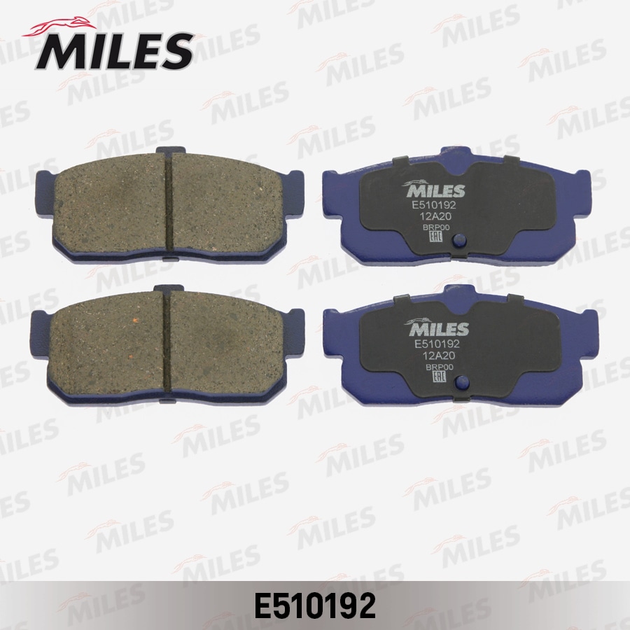MILES E510192 Колодки тормозные NISSAN ALMERA/MAXIMA 95-/PRIMERA -98/SUNNY -95 зад. Ceramic PRO