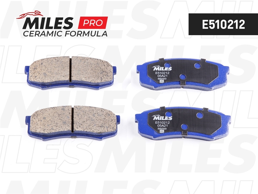 MILES E510212 Колодки тормозные TOYOTA LC 80/90/120 90-/MITSUBISHI PAJERO 06- зад. Ceramic PRO