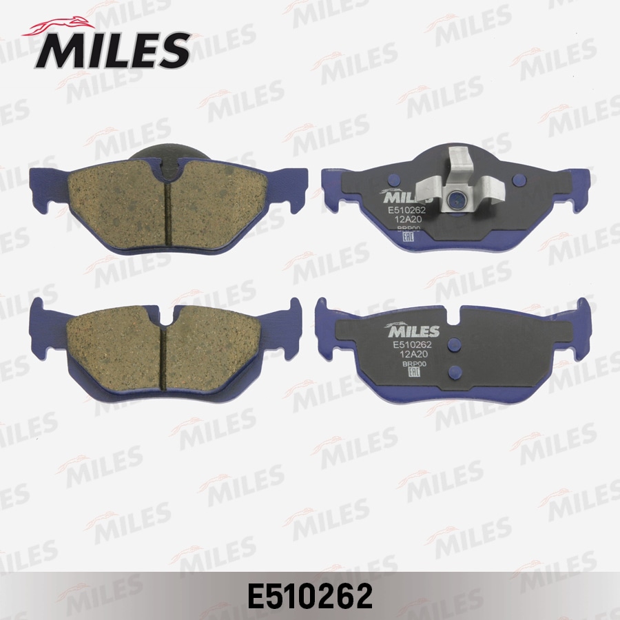 MILES E510262 Колодки тормозные задние (Смесь CERAMIC серия PRO) BMW E81/E87/E90/E91/E84 X1 (TRW GDB1626) E510262