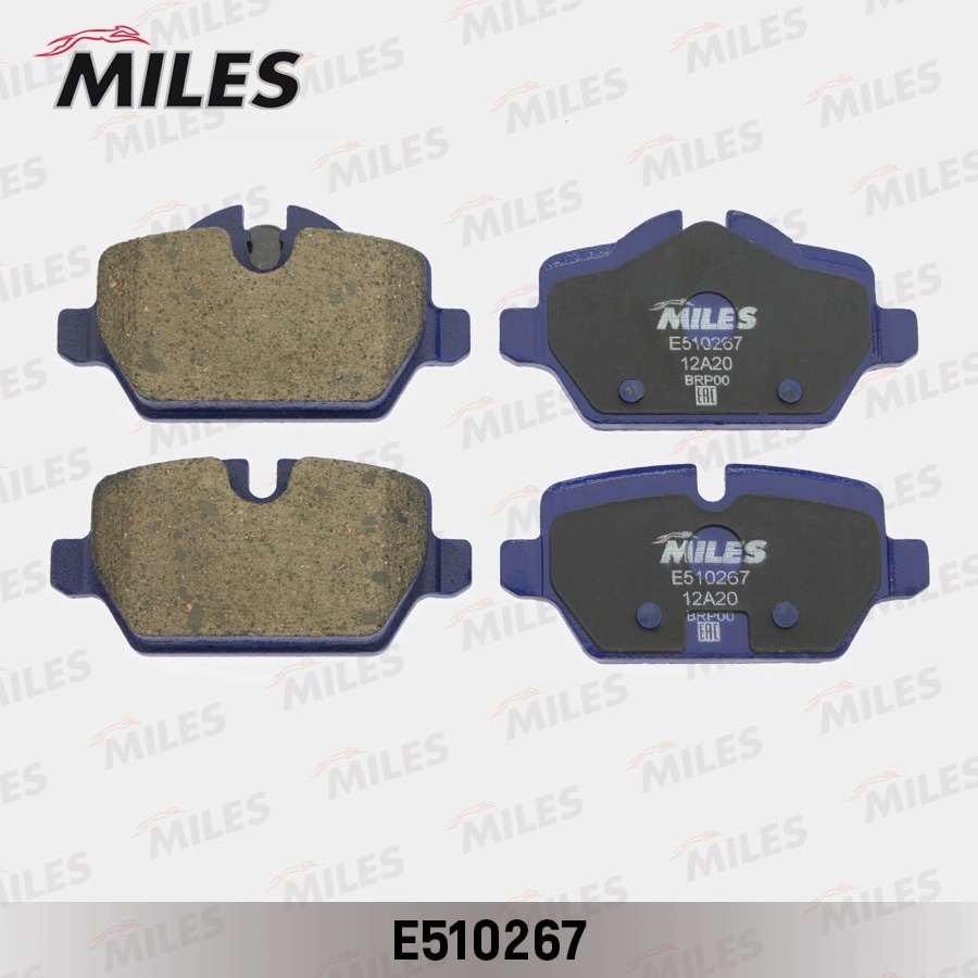 MILES E510267 Колодки тормозные задние (Смесь CERAMIC серия PRO) BMW E81/E87/E90 1.6-2.0 04- (TRW GDB1612) E510267