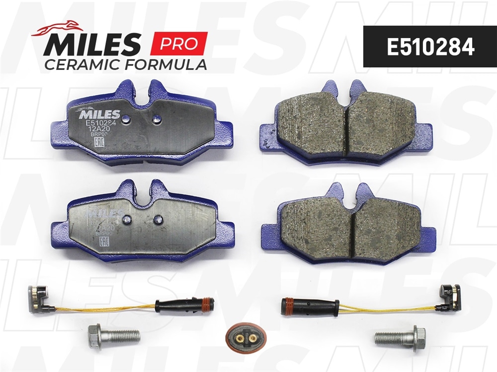 MILES E510284 Колодки тормозные MB VIANO/VITO W639 03- зад. с датч. Ceramic PRO