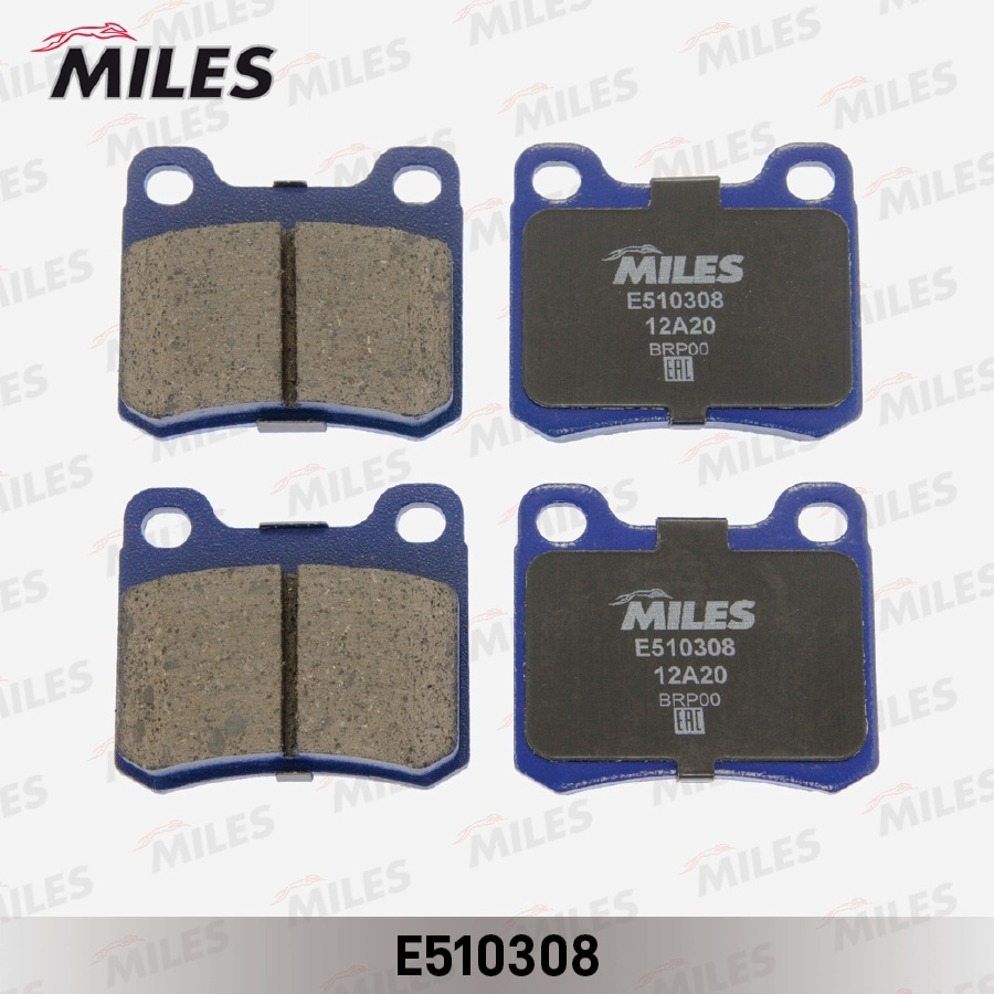 MILES E510308 Колодки тормозные задние (Смесь CERAMIC серия PRO) MERCEDES W202/W124/W201 (TRW GDB911) E510308