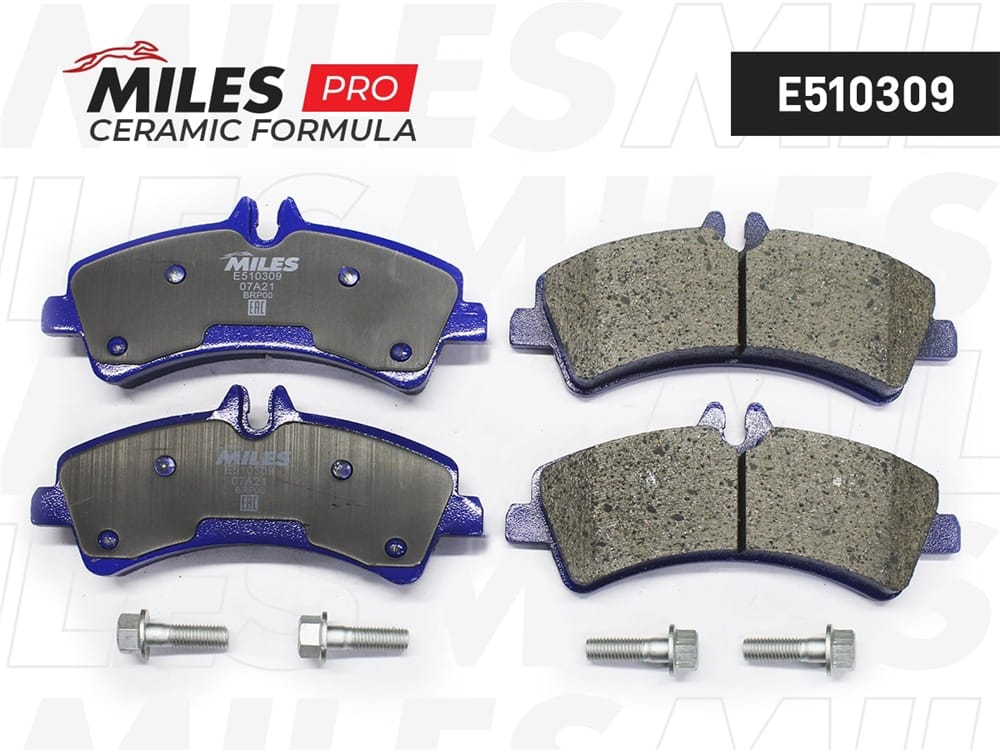 MILES E510309 Колодки тормозные MB SPRINTER (906)/VW CRAFTER 06- зад. Ceramic PRO