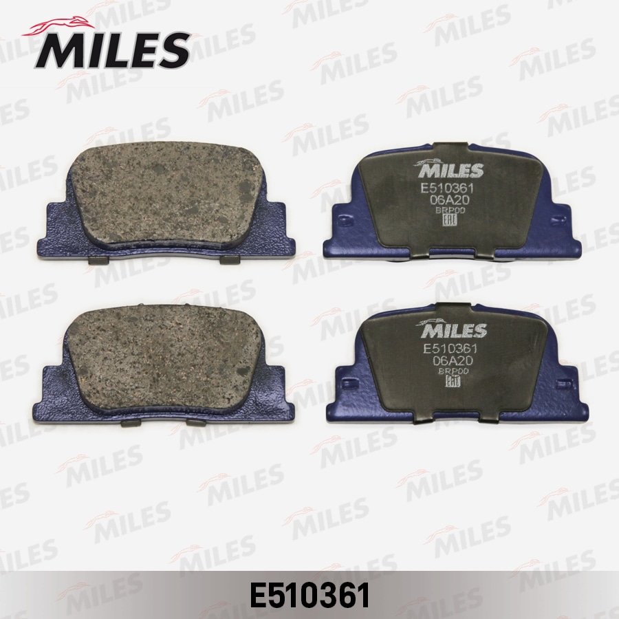 MILES E510361 Колодки тормозные задние (Смесь CERAMIC серия PRO) GEELY VISION (FC)/LIFAN SOLANO/TOYOTA CAMRY V20/V30- задние Ceramic E510361