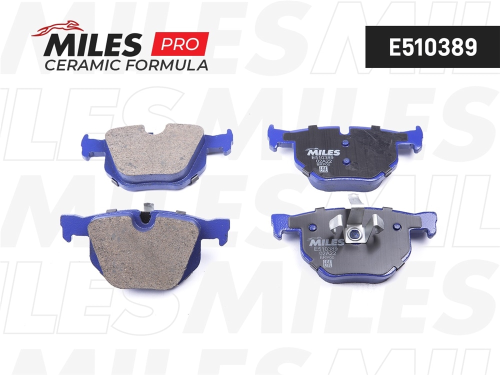 MILES E510389 Колодки тормозные задние (Смесь CERAMIC серия PRO) BMW E90/E91/E84 (TRW GDB1560) E510389