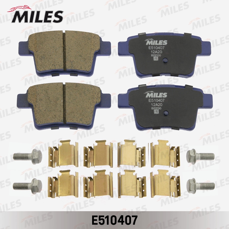 MILES E510407 Колодки тормозные FORD MONDEO III 09.04-/JAGUAR X-TYPE зад. Ceramic