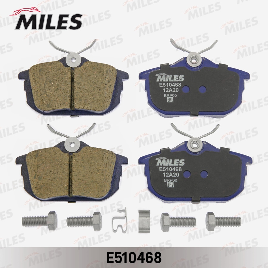 MILES E510468 Колодки тормозные MITSUBISHI COLT 04-/SMART 05-/VOLVO S40/V40 зад. Ceramic PRO
