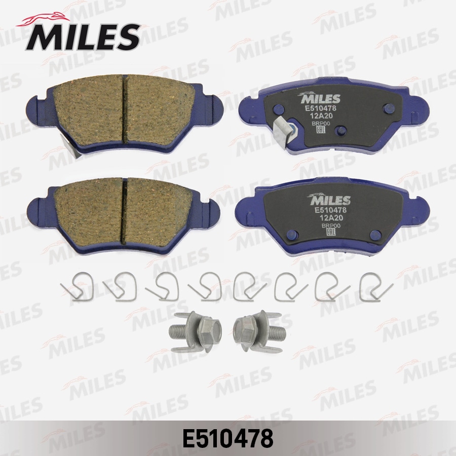 MILES E510478 Колодки тормозные OPEL ASTRA G 98-/ZAFIRA 03-05 зад. Ceramic
