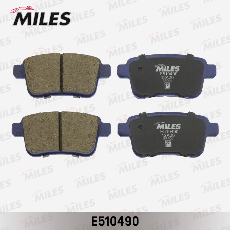MILES E510490 Колодки тормозные RENAULT KANGOO 08- зад. Ceramic