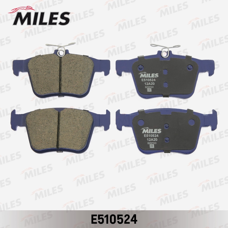 MILES E510524 Колодки тормозные задние (Смесь CERAMIC серия PRO) AUDI A3/VW GOLF VII 12- (TRW GDB1957) E510524