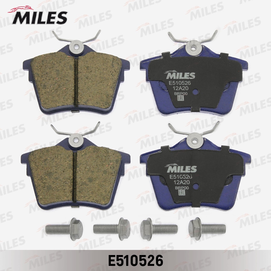 MILES E510526 Колодки тормозные CITROEN C5 08-/PEUGEOT 407 04-/607 00- зад. Ceramic PRO