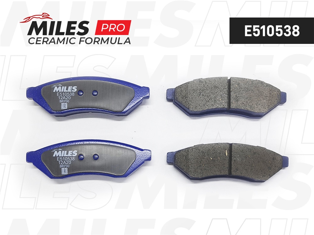 MILES E510538 Колодки тормозные CHEVROLET EPICA 05-/EVANDA 02-/MAGNUS 99- зад. Ceramic PRO