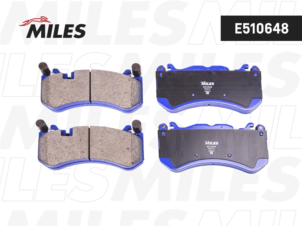 MILES E510648 Колодки тормозные передние (Смесь CERAMIC серия PRO) W204/W211/W212/R230 63/65AMG 06- (TRW GDB1734) E510648