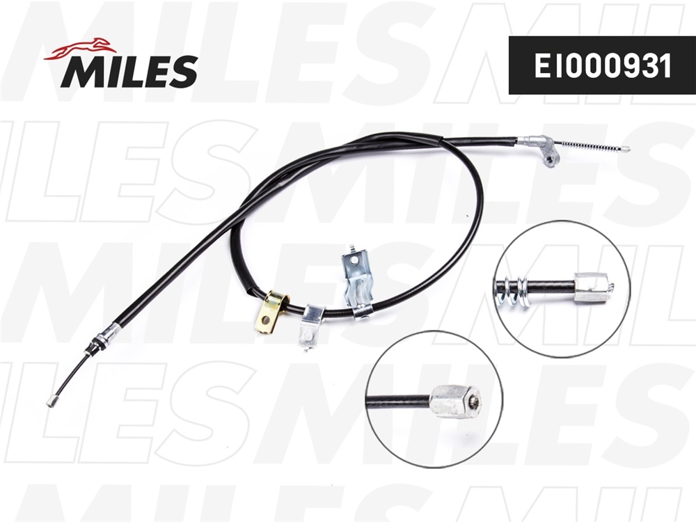 MILES EI000931 Трос стояночного тормоза X-TRAIL (T31) правый