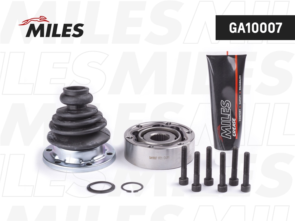 MILES GA10007 ШРУС внутренний AUDI 80/VW G1/G2/G3/PASSAT/POLO 1.6-2.8 82-01 (GKN 302247) GA10007