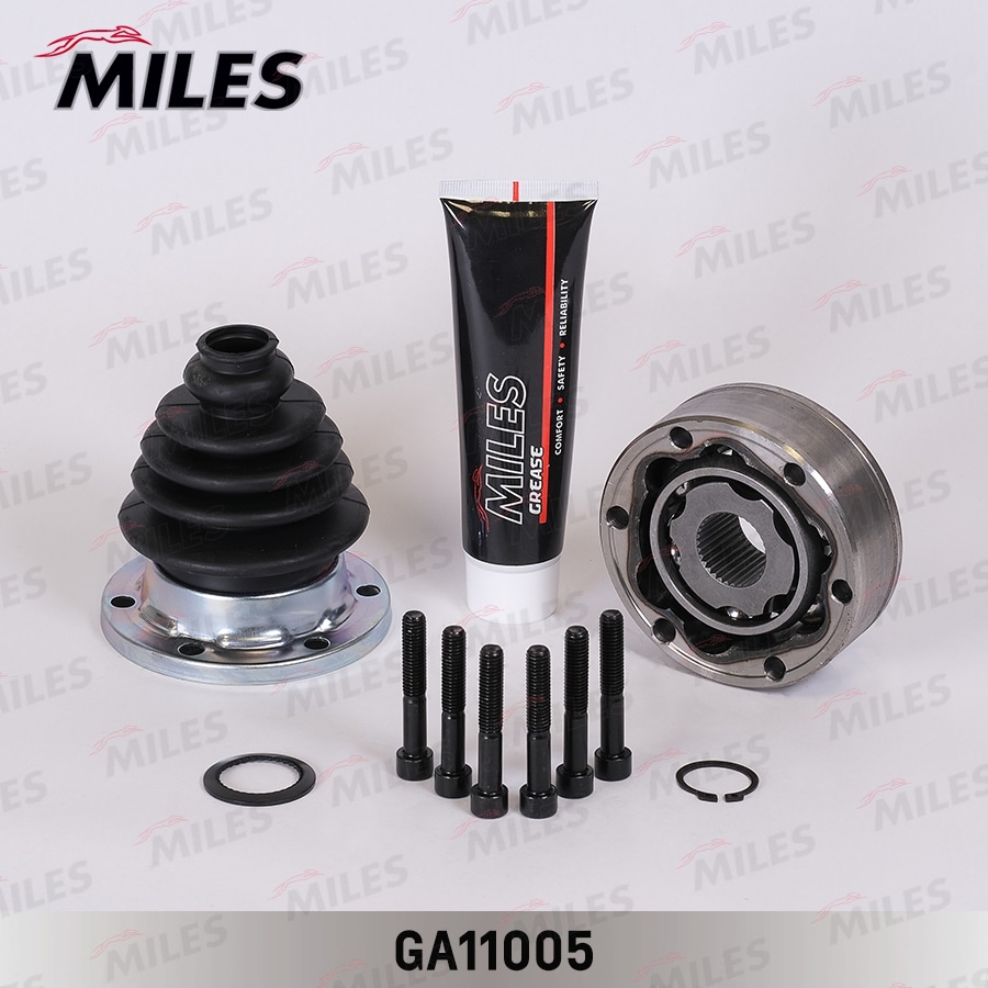 MILES GA11005 ШРУС AUDI 80/A3/A4/VW G1/G2/G3/PASSAT/POLO/SKODA OCTAVIA 1.6-2.9 лев.внутр.
