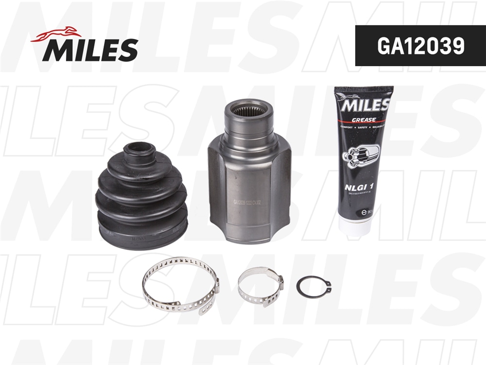 MILES GA12039 ШРУС внутренний правый SKODA Kodiaq (NS7) АМТ (DSG) 4x4 / VW Tiguan (AD1) 2.0 (180 лс) / 2.0D (150 лс) АМТ 4x4 GA12039