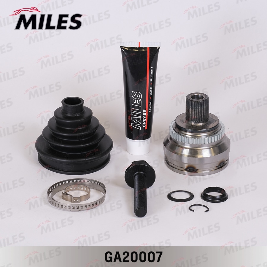 MILES GA20007 ШРУС наружный AUDI 100/80/A6/V8 2.5D-4.2 88-97 (GKN 300855) GA20007