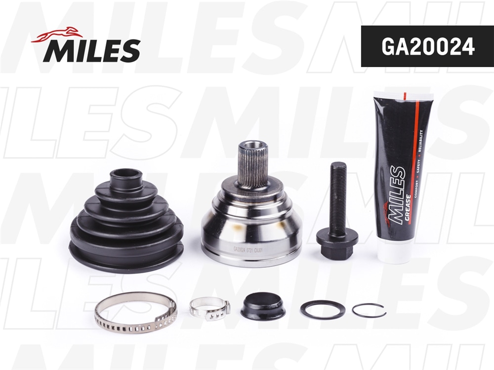 MILES GA20024 ШРУС AUDI A3 II/SKODA/VW GOLF V-VII/PASSAT VI 1.9-3.2TDI 03-12 нар.