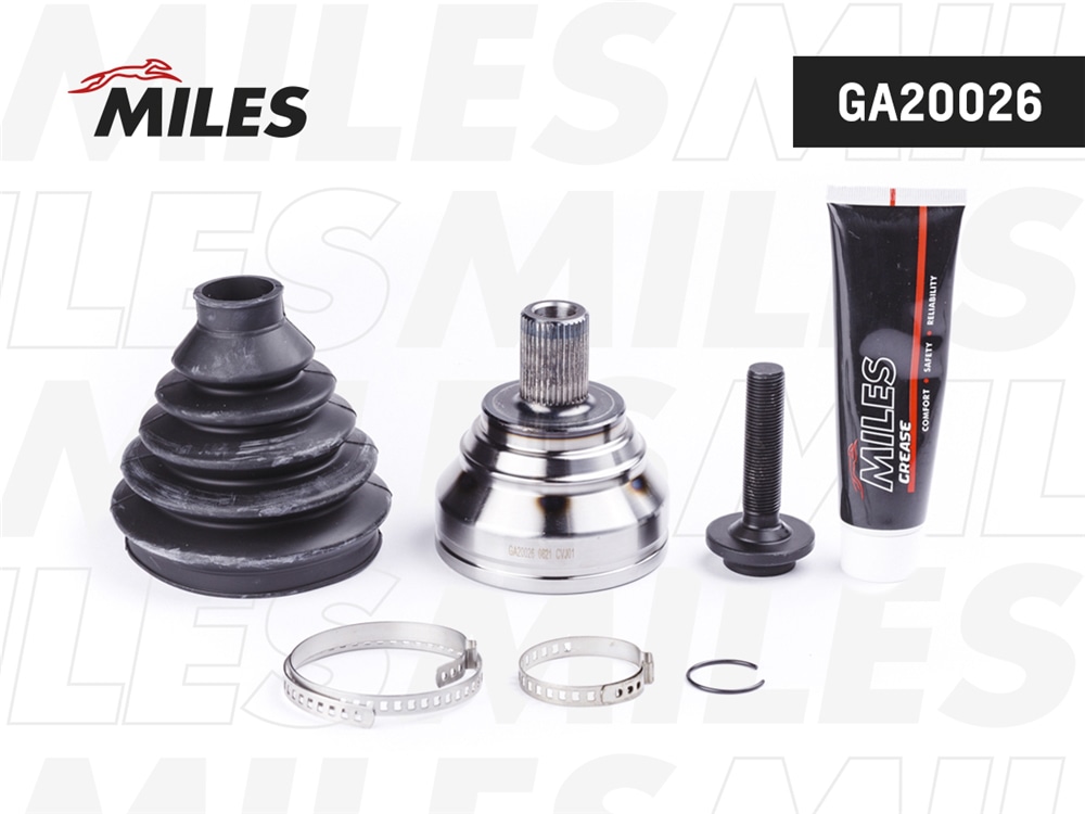 MILES GA20026 ШРУС наружный AUDI A3/VW GOLF/PASSAT/TOURAN 1.9-2.0TDI 03- (GKN 304640) GA20026