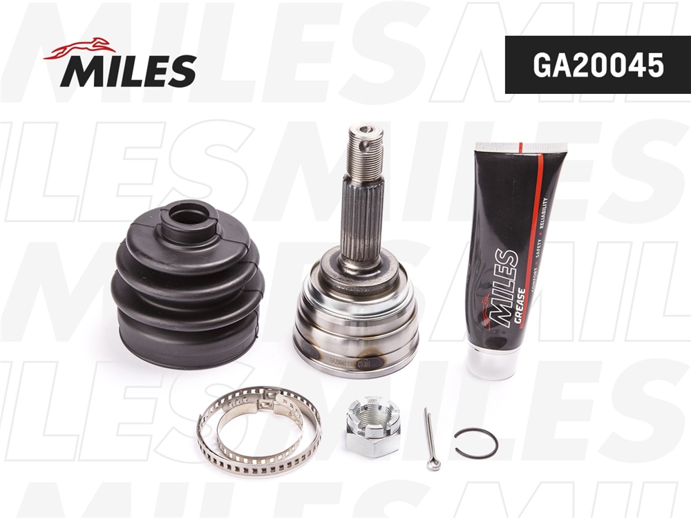 MILES GA20045 СНЯТ С ПР-ВА ШРУС MITSUBISHI GALANT/LANCER 1.8 -92 нар. GA20045