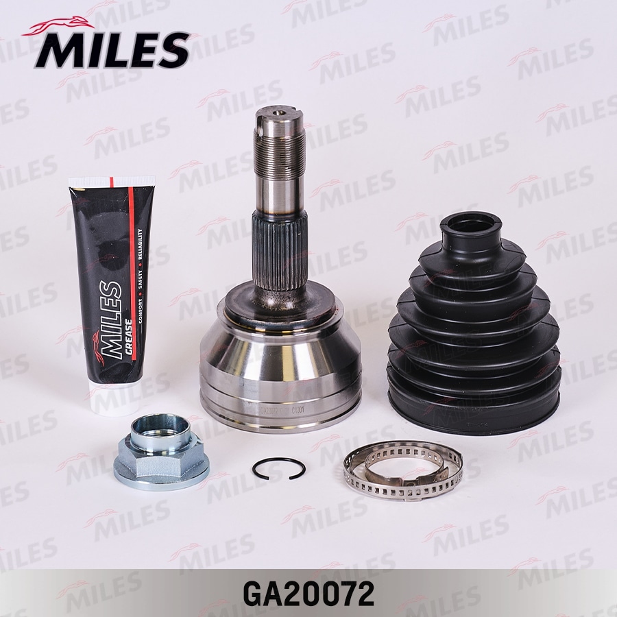 MILES GA20072 ШРУС наружный CITROEN JUMPER/FIAT DUCATO/PEUGEOT BOXER 2.2-2.3D 06- (GKN 304598) GA20072