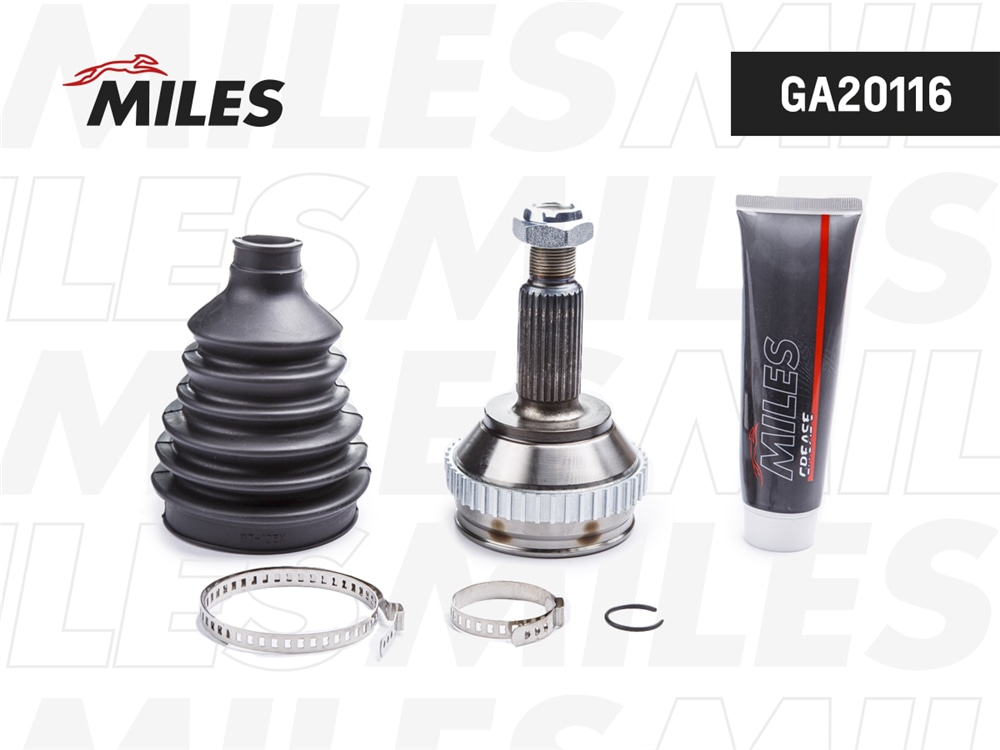 MILES GA20116 ШРУС FORD MONDEO I-II 1.6-2.0 93-00 нар. +ABS Groove Type Middle