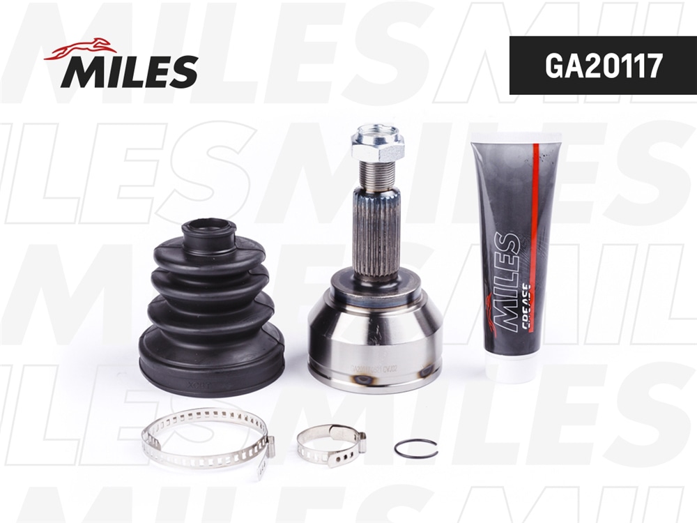 MILES GA20117 ШРУС наружный FORD MONDEO 1.8/2.0 00-07 (без ABS) (GKN 303610) GA20117
