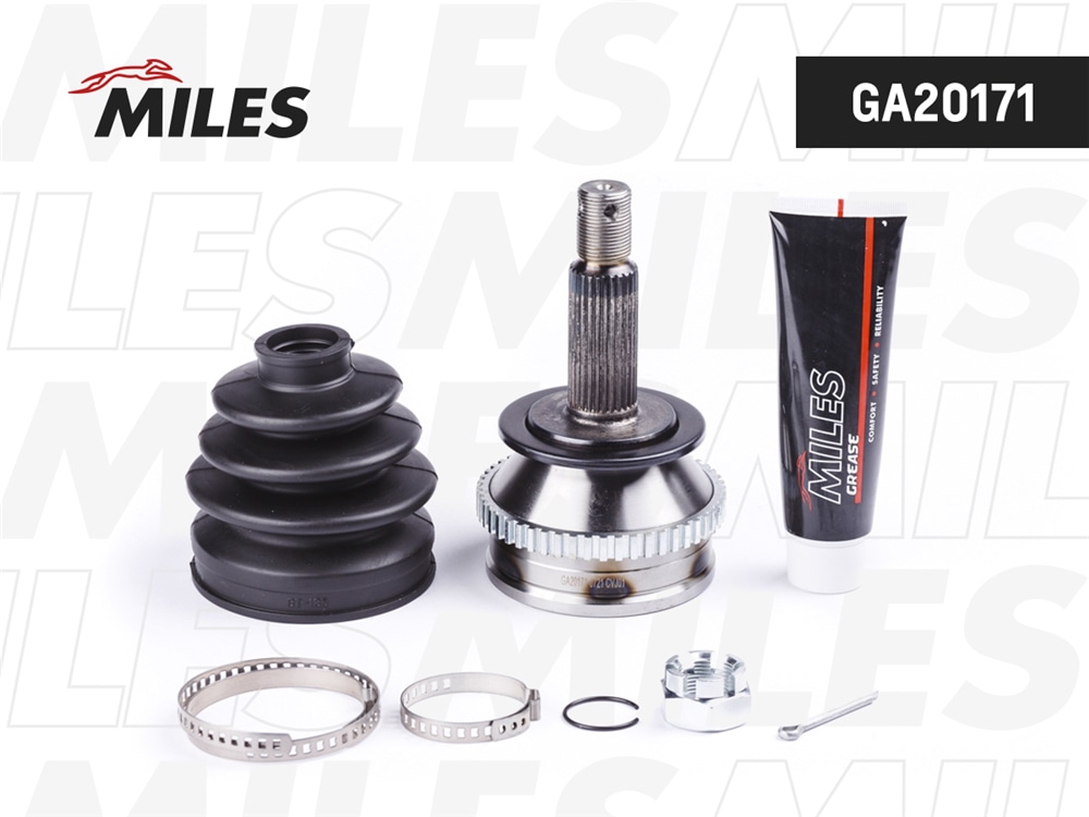 MILES GA20171 ШРУС наружный HYUNDAI SANTA FE 2.0-2.7 01-06 (с ABS) (SKF VKJA5745) GA20171