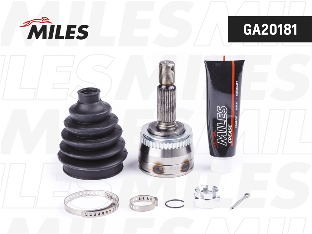 MILES GA20181 ШРУС наружный KIA CERATO 1.6 04- (с ABS) (GSP 899294) GA20181