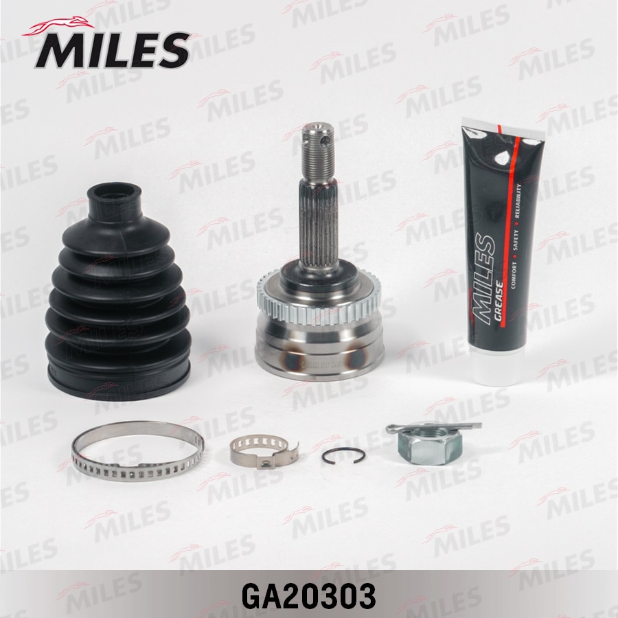 MILES GA20303 ШРУС наружный NISSAN MICRA 1.0 92-03 (с ABS) (GKN 303310) GA20303