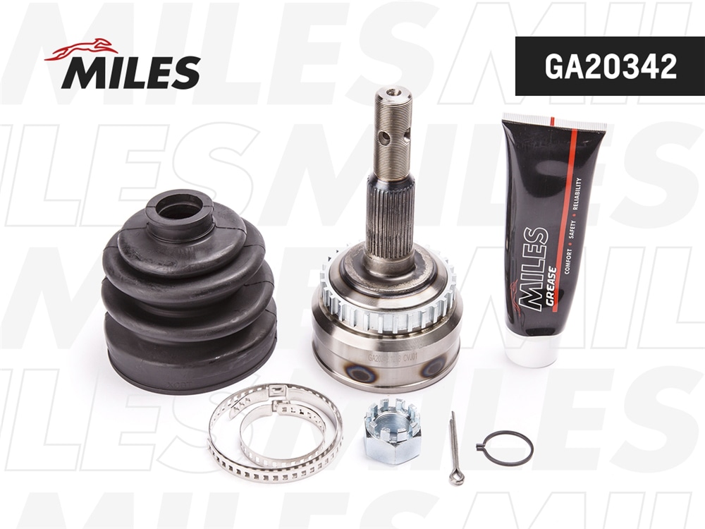 MILES GA20342 ШРУС OPEL ASTRA F/KADETT E/VECTRA A 1.6D-2.0 84-98 нар. +ABS