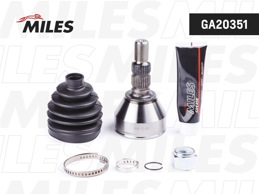 MILES GA20351 ШРУС наружный OPEL ASTRA/VECTRA 1.9D-3.2 02- (GKN 304383) GA20351