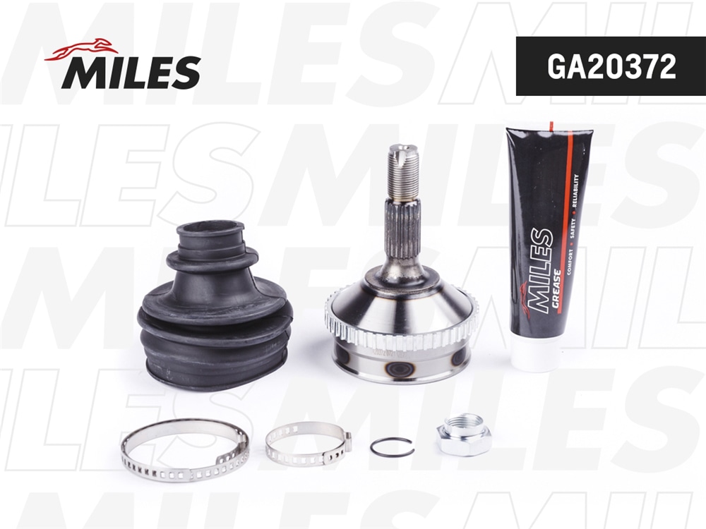 MILES GA20372 ШРУС наружный PEUGEOT 206 1.4-1.9D 98- (с ABS) (GSP 810056) GA20372