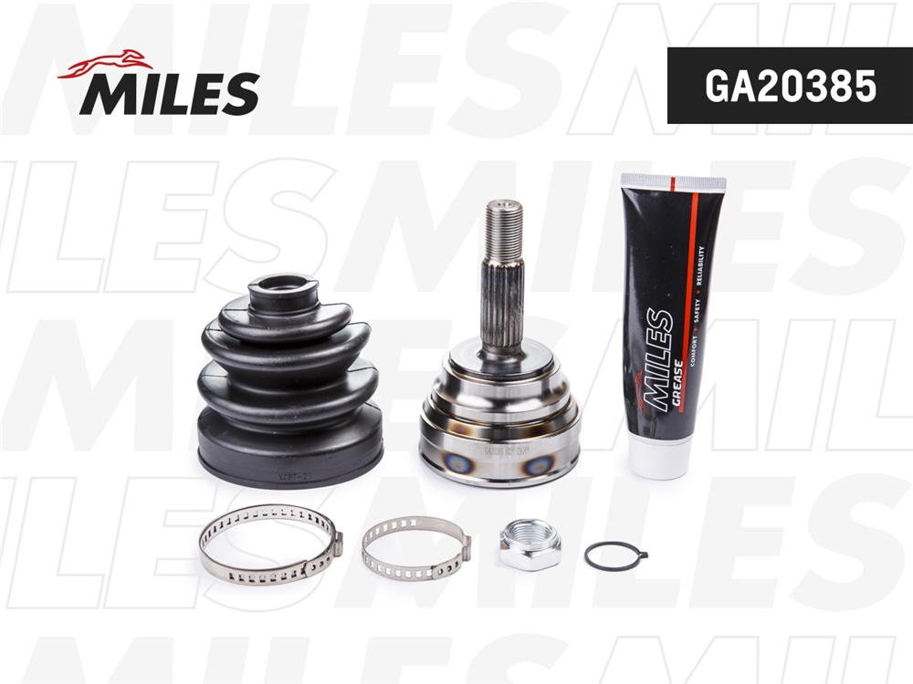 MILES GA20385 ШРУС наружный RENAULT 19/CLIO 1.4-1.9D 88-95 (GKN 303433) GA20385