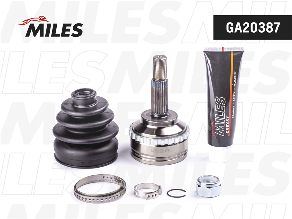 MILES GA20387 ШРУС наружный с ABS RENAULT LOGAN/CLIO (GKN 303228) GA20387