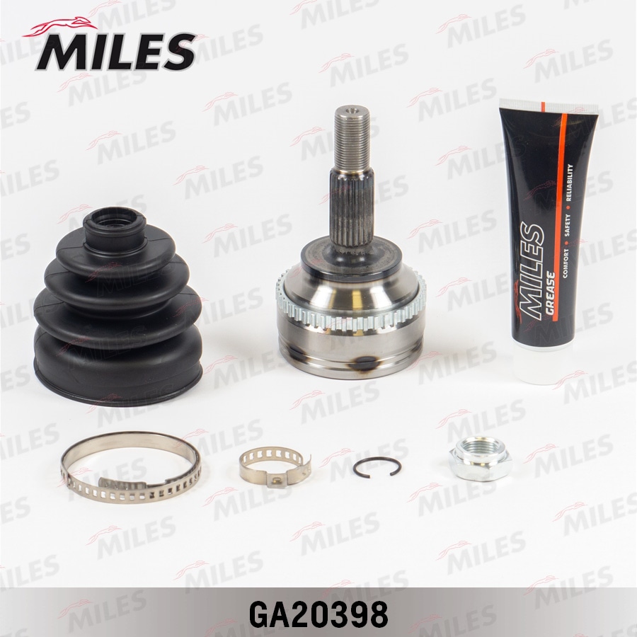 MILES GA20398 ШРУС наружный RENAULT MEGANE/KANGOO/SCENIC 1.2-1.9D 01- (с ABS) (GKN 303616) GA20398