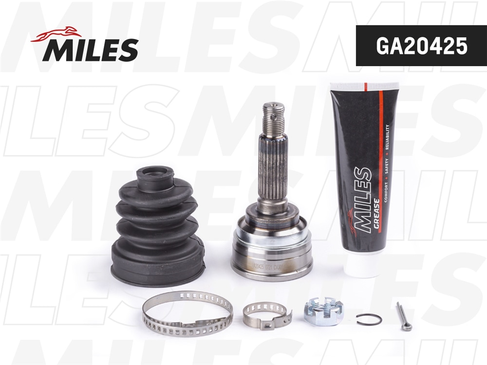 MILES GA20425 ШРУС наружный SUZUKI ALTO 0.8 86-93 (GKN 301965) GA20425