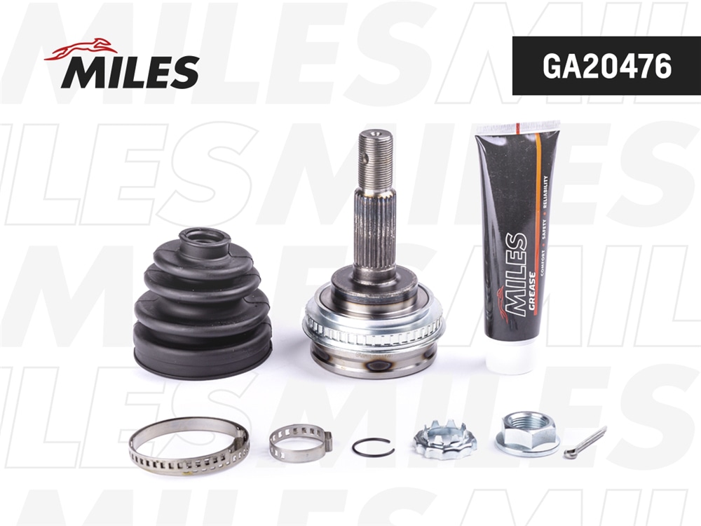 MILES GA20476 ШРУС TOYOTA CARINA T170/T190/COROLLA VI-VIII E90-E110 1.3-2.0 83-02 нар. +ABS