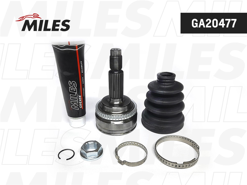 MILES GA20477 ШРУС TOYOTA COROLLA IX/VERSO E120/PRIUS I-II 1.5-1.8 00-09 нар. +ABS