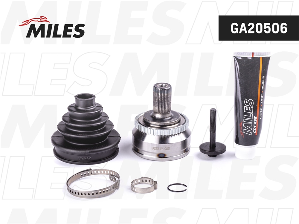 MILES GA20506 ШРУС наружный VOLVO C70/S60/S70/S80/V70 2.0-2.5 97-05 (с ABS) (GKN 303560) GA20506
