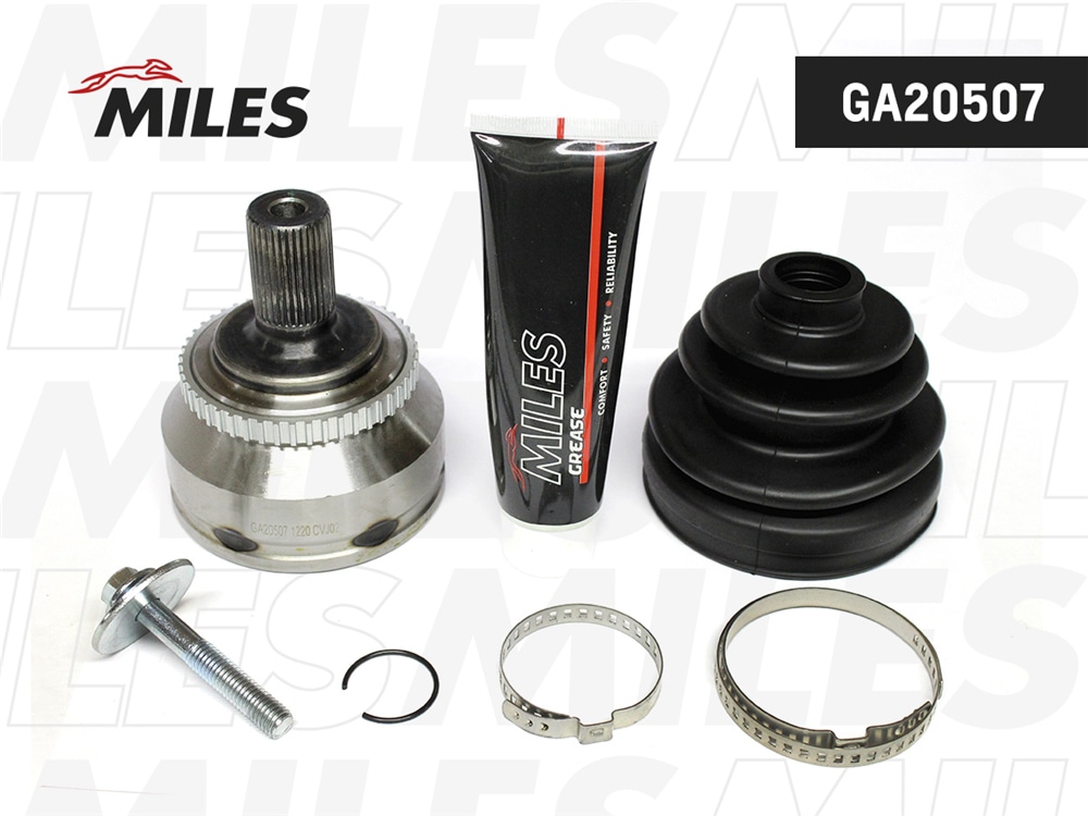 MILES GA20507 ШРУС VOLVO S40 I/S60 I/S70 I/S80 I 1.6-2.5T 95-09 нар. +ABS