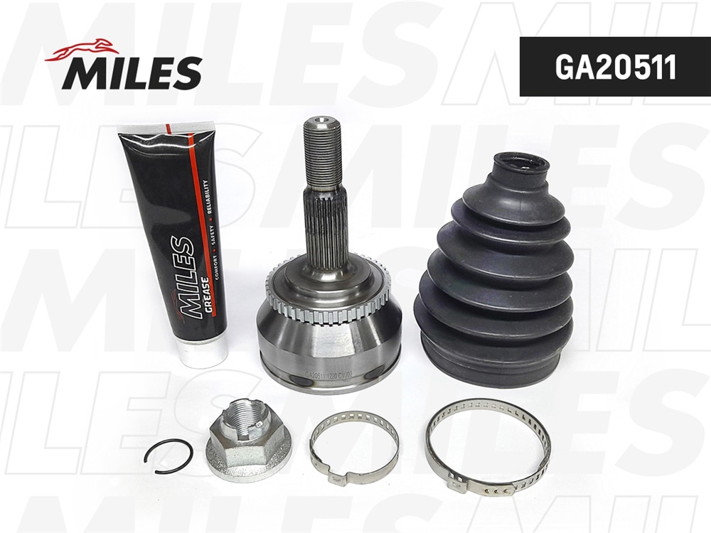 MILES GA20511 ШРУС VOLVO S40/V40 1.9D/2.0 97-04 нар. (ABS)