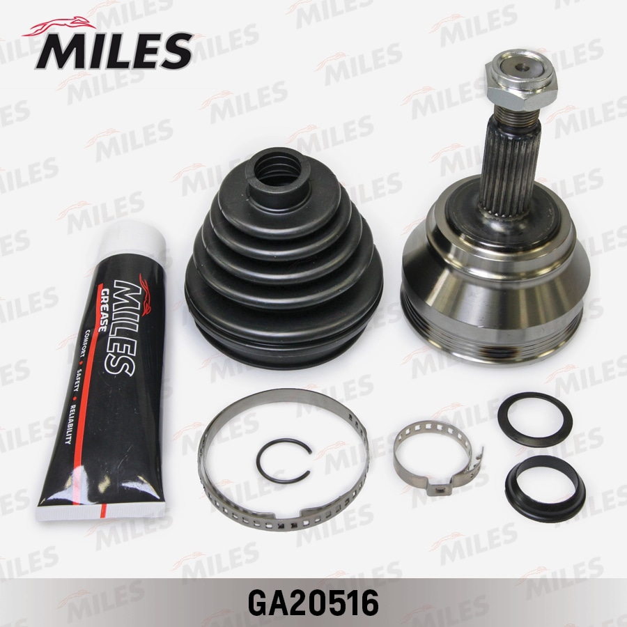 MILES GA20516 ШРУС наружный VW G1/G2/G3/PASSAT/POLO/SEAT TOLEDO 1.6-2.0 82-99 (GKN 301070) GA20516