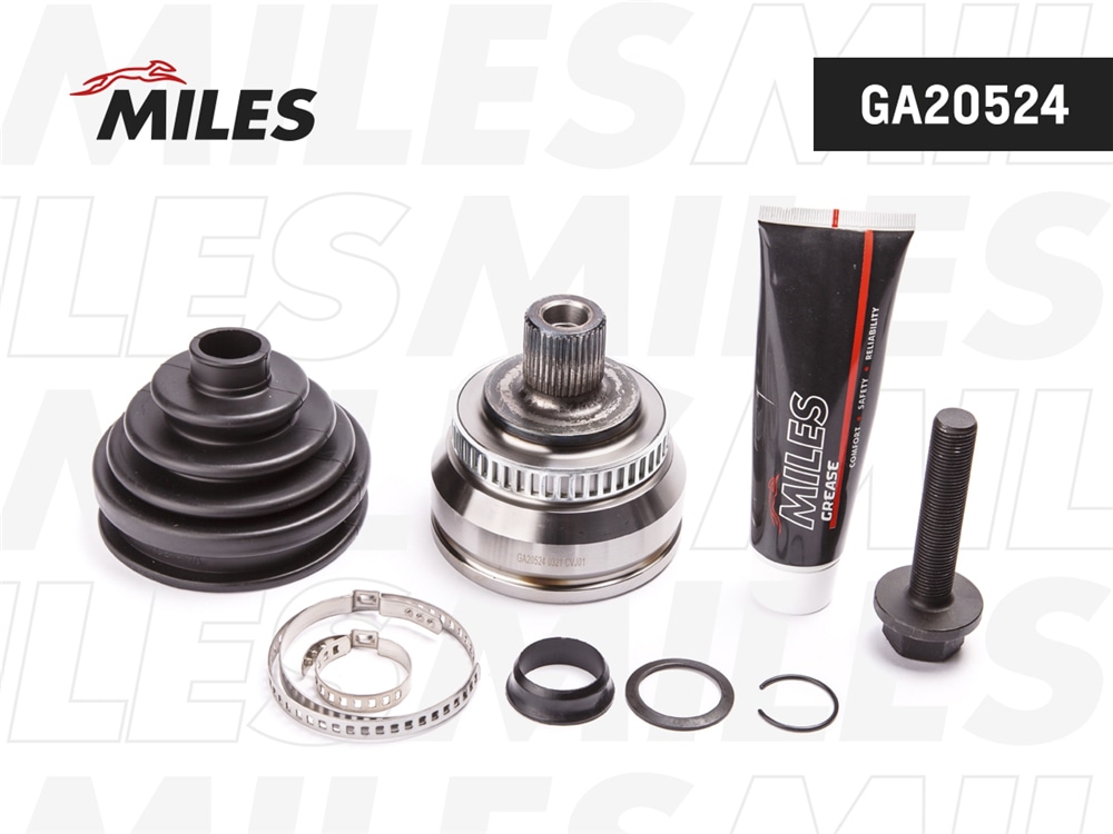 MILES GA20524 ШРУС наружный VW SHARAN/FORD GALAXY 1.8-2.8 95-06 (GKN 303509) GA20524