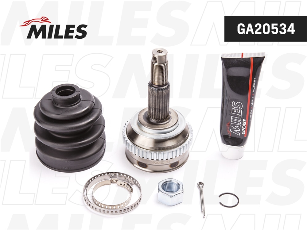 MILES GA20534 ШРУС CHRYSLER VOYAGER III/DODGE CARAVAN III 2.0-2.5TD 95-01 нар. +ABS