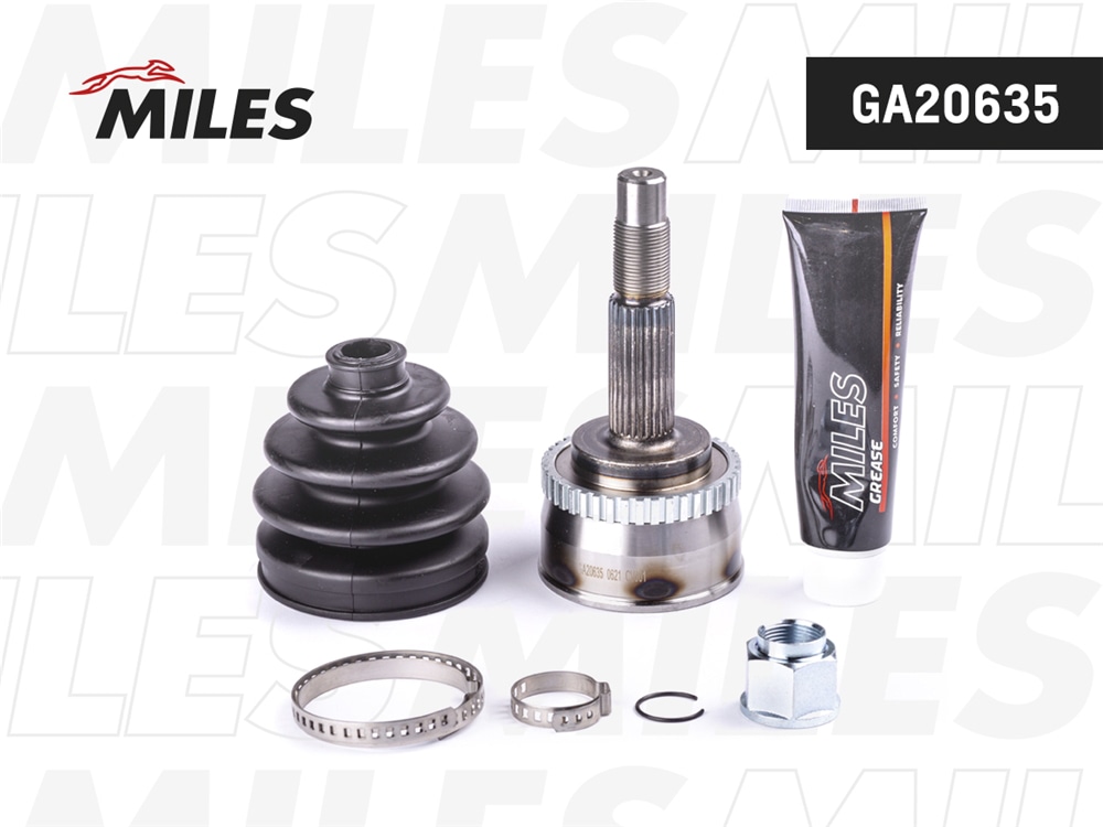 MILES GA20635 ШРУС NISSAN ALMERA N16/BLUEBIRD SYLPHY/SUNNY 1.5-2.0D 00-05 нар. +ABS